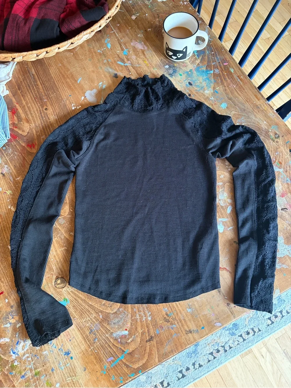 Free People sleek mock